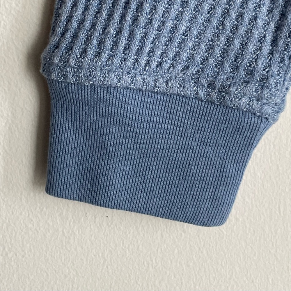 NWT KNIX Light Blue Waffle Henley - Picture 4 of 9